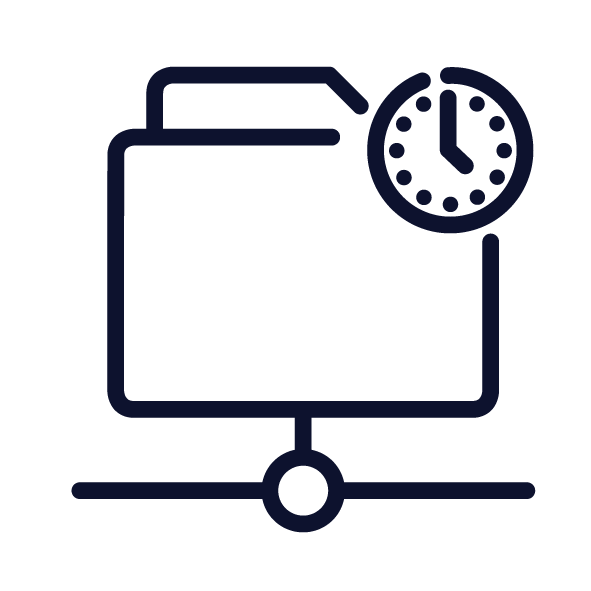 folder with clock icon